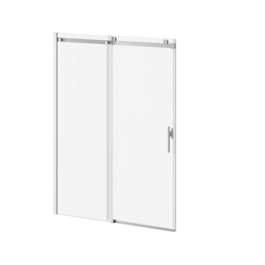 Kalia KONCEPT EVO 60" x 77" Sliding Shower Door With Clear Glass - Chrome