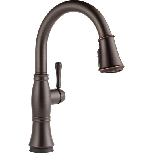 Delta CASSIDY Single Handle Pull-Down Kitchen Faucet with Touch2O and ShieldSpray Technologies- Venetian Bronze