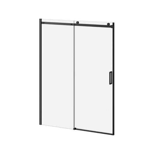 Porte de douche coulissante Kalia SPEC Koncept-II 60" x 77" avec verre transparent - noir mat