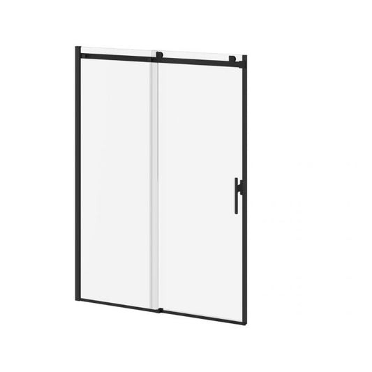 Porte de douche coulissante Kalia KONCEPT EVO 60" x 77" avec verre transparent - noir mat