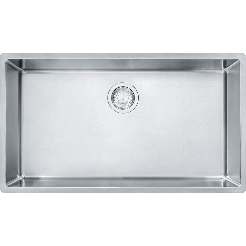 Franke Cube 31.56" x 17.75" Single Bowl Undermount Kitchen Sink Stainless Steel
