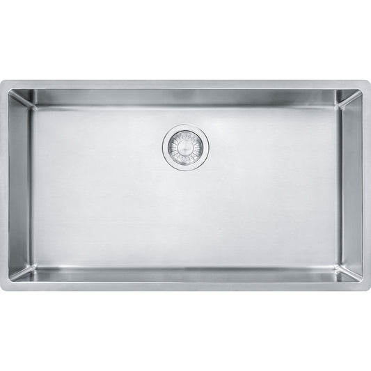 Franke Cube 31.56" x 17.75" Single Bowl Undermount Kitchen Sink Stainless Steel