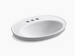 Kohler Serif Drop-In Bathroom Sink With 4