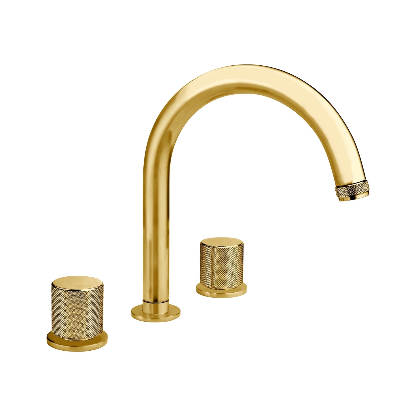 Aquadesign Products Widespread Lav – Drain Included (Contempo R1086) - Brushed Gold