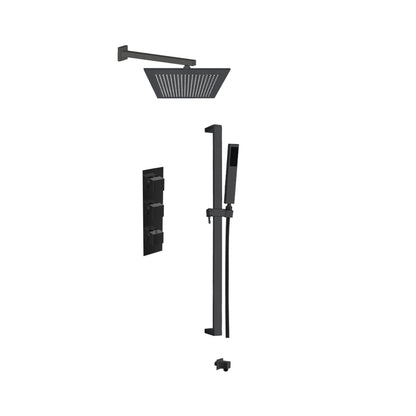 Aquadesign Products Shower Kit (System X17) - Matte Black