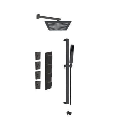 Aquadesign Products Shower Kits (System X19) - Matte Black