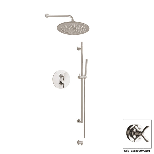 Aquadesign Products Shower Kits (Manhattan 2900) - Brushed Nickel