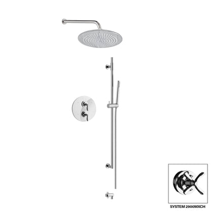 Aquadesign Products Shower Kits (Manhattan 2900) - Chrome