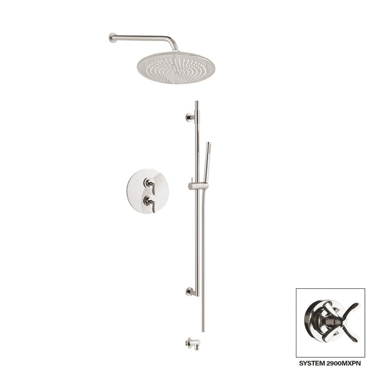 Aquadesign Products Shower Kits (Manhattan 2900) - Polished Nickel