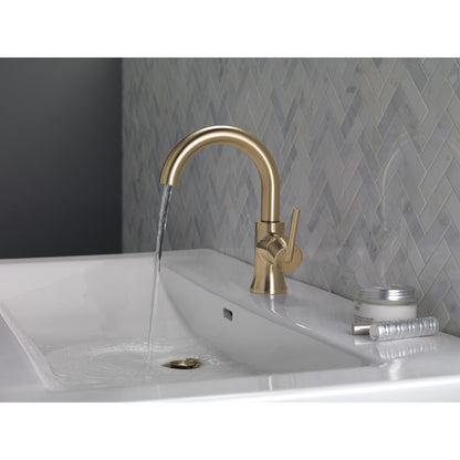 Delta TRINSIC Single Handle Bathroom Faucet- Champagne Bronze