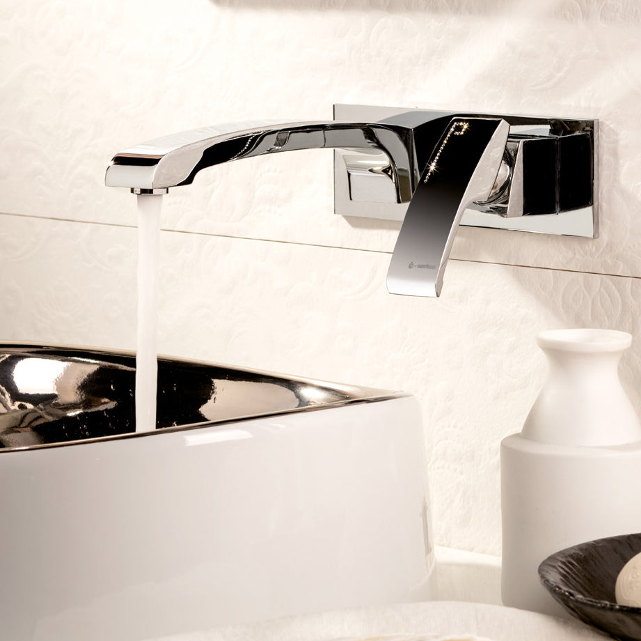 Streamline Newform Bath X-Sense Wall Mount Single Lever Bathroom Faucet (Rough in Sold Separately)