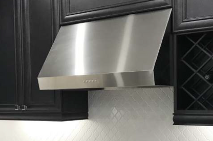 Cyclone Pro Collection PTB812 42" Undermount or Wall Mount Range Hood Kitchen Exhaust Fan (With Chimney)