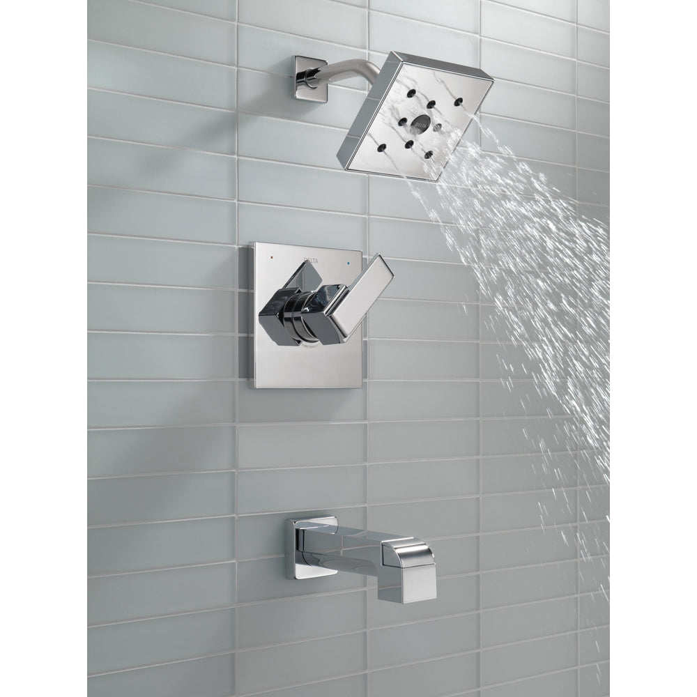 Delta ARA Monitor 14 Series H2Okinetic Tub & Shower Trim -Chrome (Valve Sold Separately)