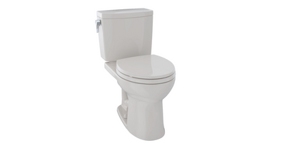 Toto Drake II Two-piece Toilet, Round Bowl, 1.0 GPF  (Sedona Beige)