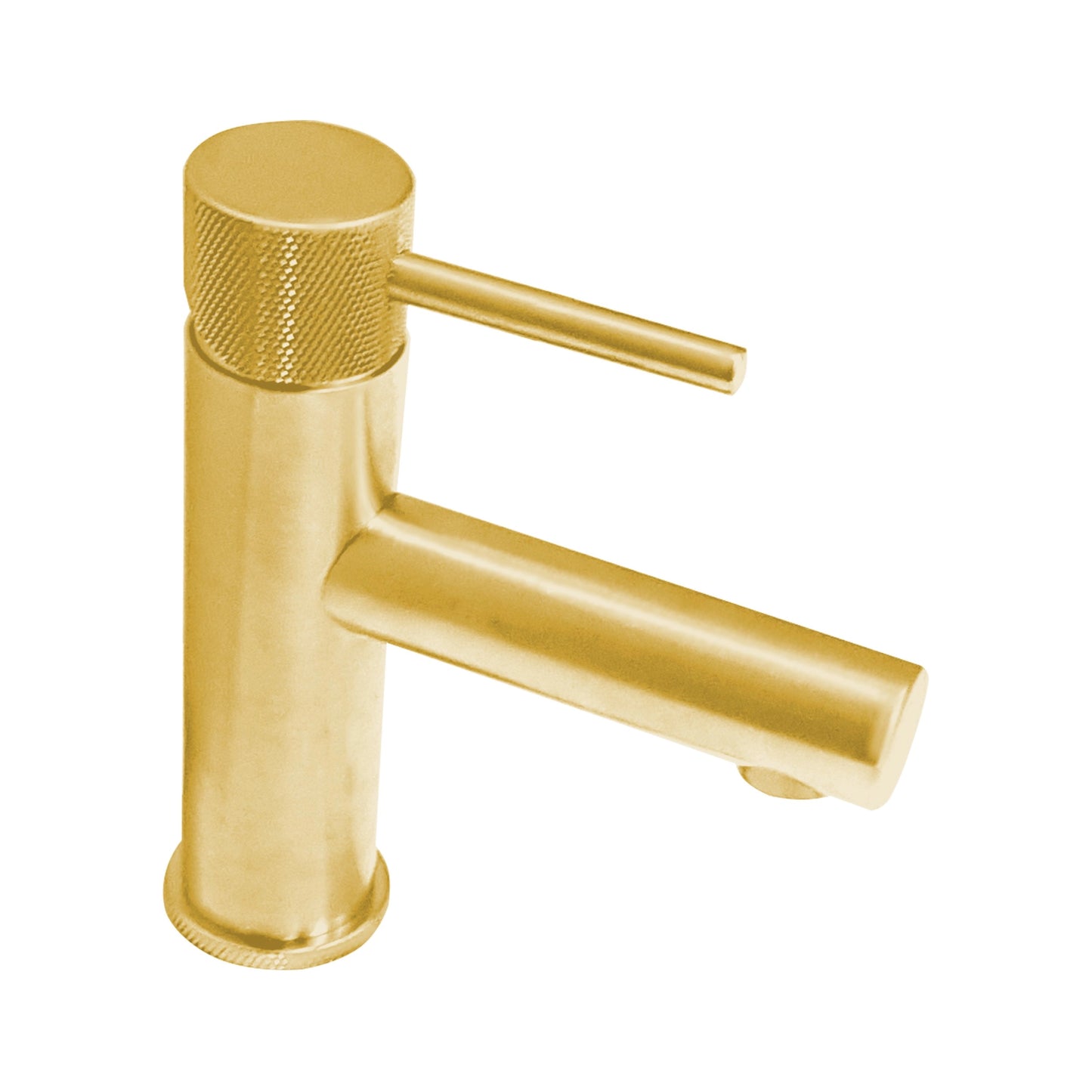 Aquadesign Products Single Hole Lav – Drain Included (Contempo R1737K) - Brushed Gold