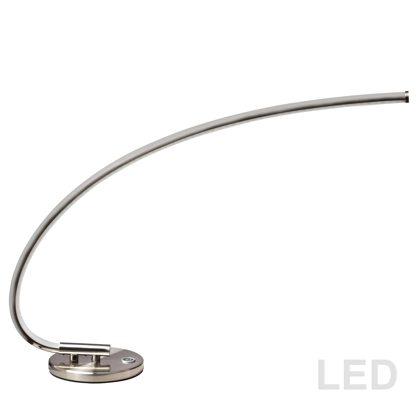 Dainolite LED Table Lamp, 18 Watt, Satin Chrome Finish - Renoz