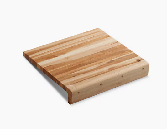 Planche à découper de comptoir universelle en bois dur 18 po x 16 po Kohler