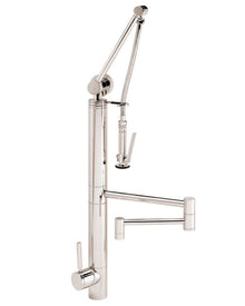 Waterstone Contemporary Gantry Pulldown Faucet – 18″ Articulated Spout 3710-18