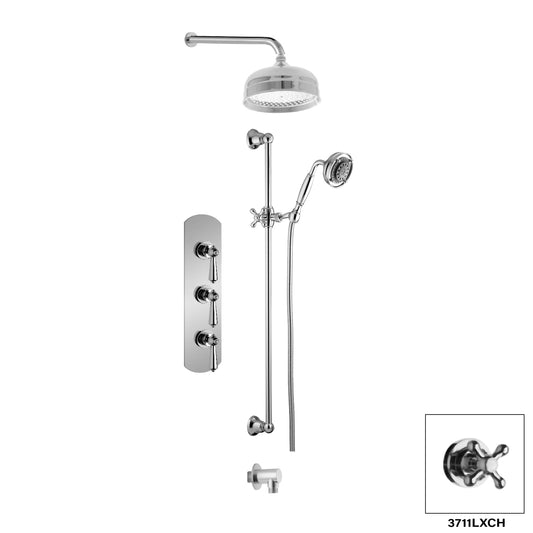 Aquadesign Products Shower Kits (London 3711LL) - Chrome