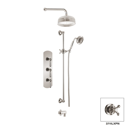 Aquadesign Products Shower Kits (London 3711LL) - Polished Nickel