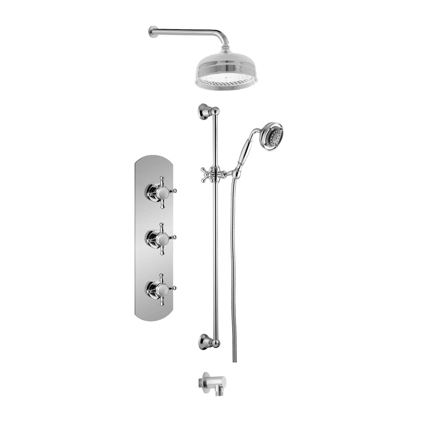 Aquadesign Products Shower Kit (Queen 3711QX) - Chrome