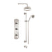 Aquadesign Products Shower Kit (Regent 3711RL) - Polished Nickel w/White Handle