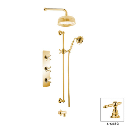 Aquadesign Products Shower Kit (Julia 3712JX) - Brushed Gold
