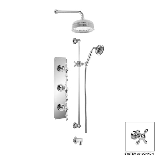 Aquadesign Products Shower Kit (Chopin 3712CHL) - Chrome