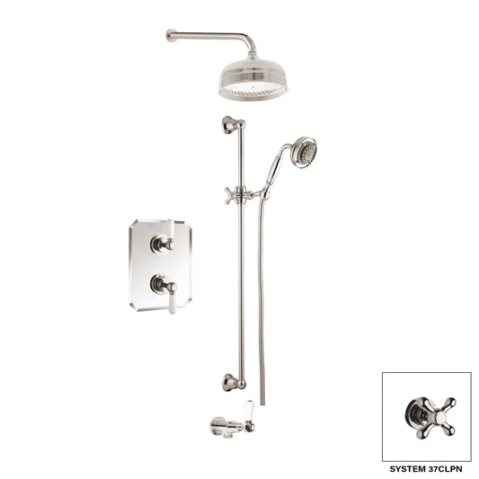 Aquadesign Products Shower Kit (Colonial 37CL) - Polished Nickel