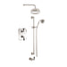 Aquadesign Products Shower Kit (Regent 37RL) - Brushed Nickel w/Black Handle