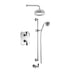 Aquadesign Products Shower Kit (Regent 37RL) - Chrome w/Black Handle