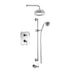 Aquadesign Products Shower Kit (Regent 37RL) - Chrome w/White Handle