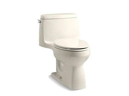 Kohler Santa Rosa Comfort Height One Piece Compact Elongated 1.28 Gpf Chair Height Toilet With Quiet Close Seat