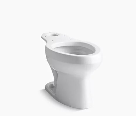 Kohler Wellworth Cuvette de toilette avec technologie de chasse d'eau Pressure Lite, sans siège