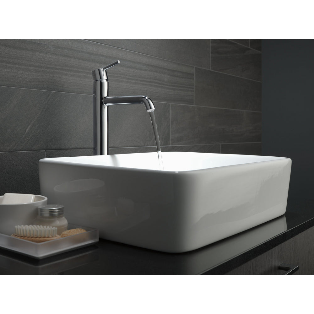 Delta TRINSIC Single Handle Vessel Bathroom Faucet- Chrome
