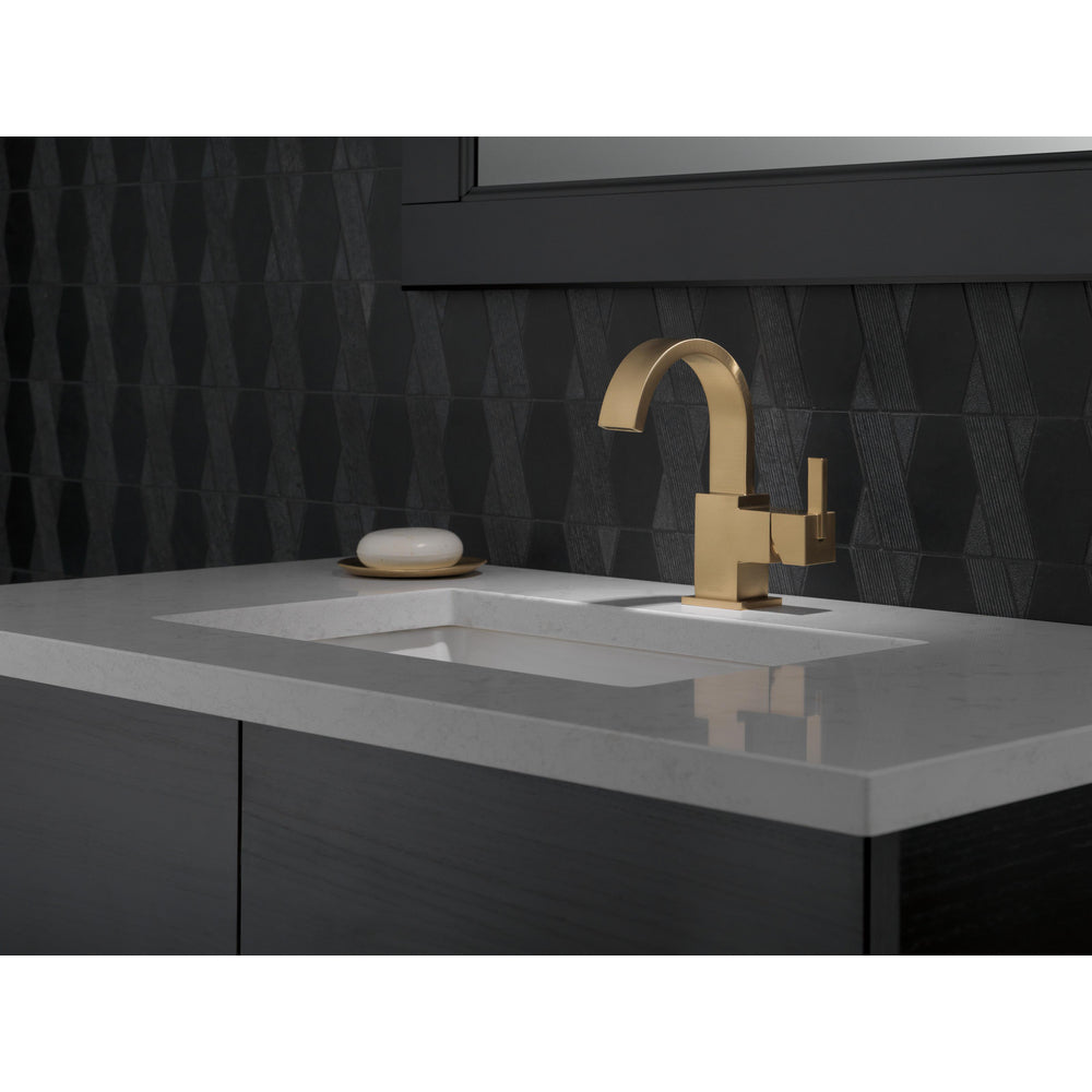 Delta VERO Single Handle Bathroom Faucet- Champagne Bronze