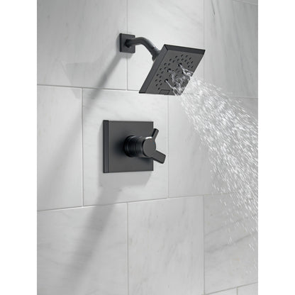 Delta PIVOTAL Monitor 17 Series H2Okinetic Shower Trim -Matte Black (Valve Sold Separately)