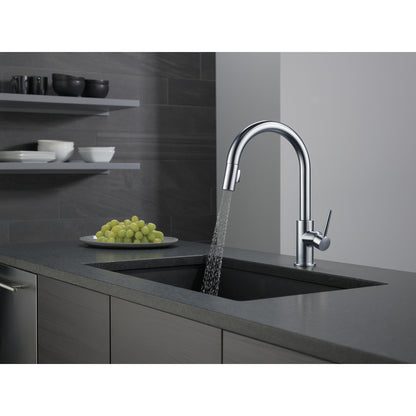Delta TRINSIC Single Handle Pull-Down Kitchen Faucet- Arctic Stainless