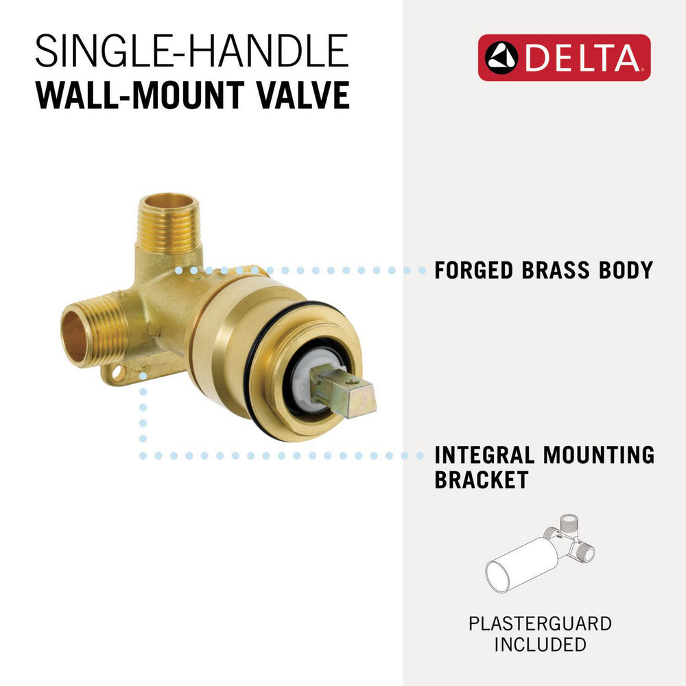 Delta Single Handle Rough In For Wall Mount Bathroom Faucet