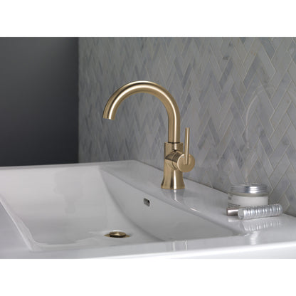 Delta TRINSIC Single Handle Bathroom Faucet- Champagne Bronze