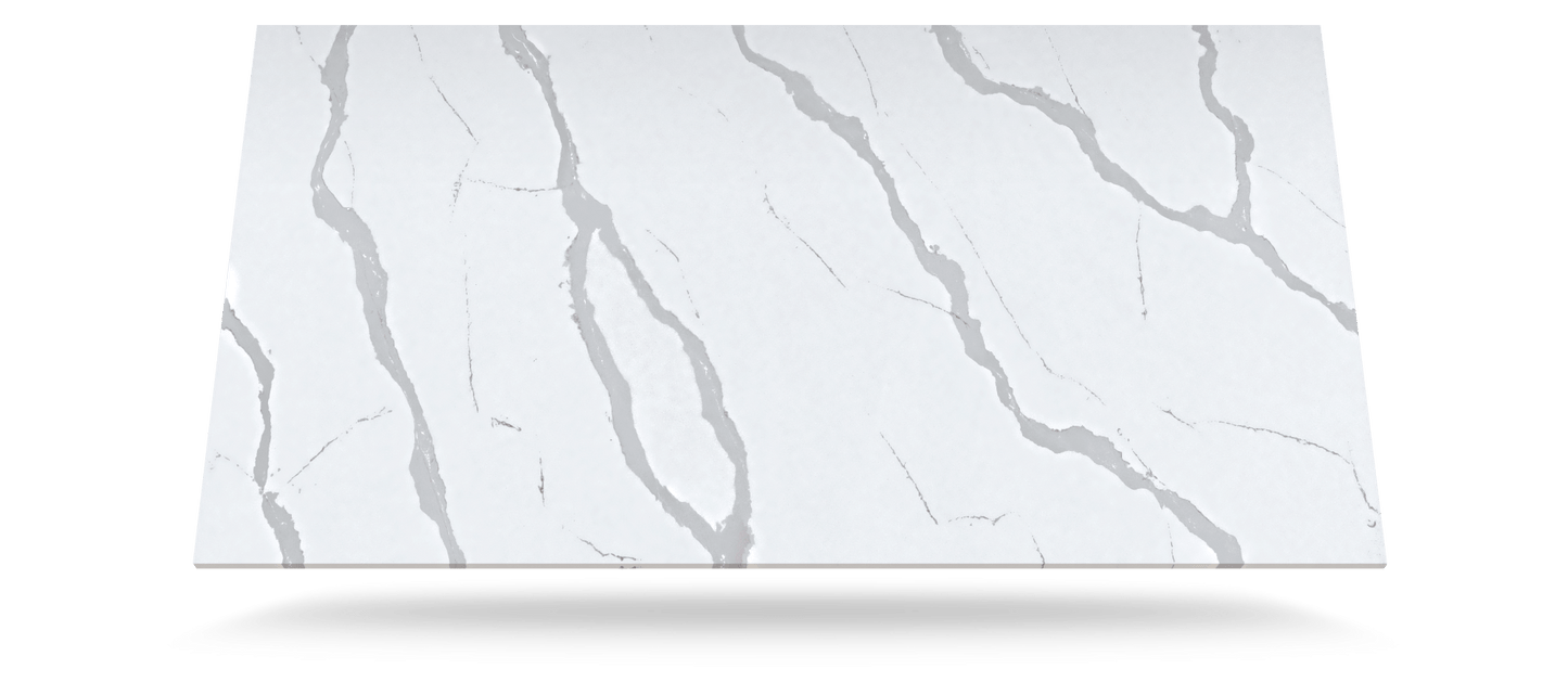 Silestone Bianco Calacatta Natural Quartz Countertop - Renoz