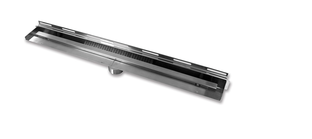 Rubi Scolo Linear Brushed Stainless Steel Shower Drain - RDL304IB