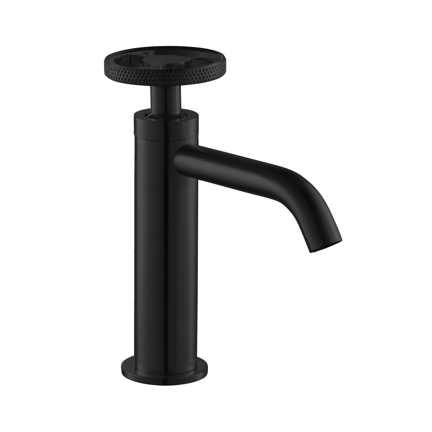 Aquadesign Products Single Hole Lav – With Pop-up Included (Twist 47004) - Matte Black