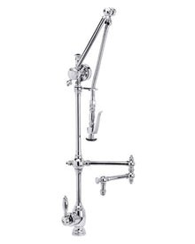 Waterstone Traditional Gantry Pulldown Faucet – 12″ Articulated Spout 4410-12