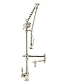 Waterstone Traditional Gantry Pulldown Faucet – 12″ Articulated Spout 4410-12