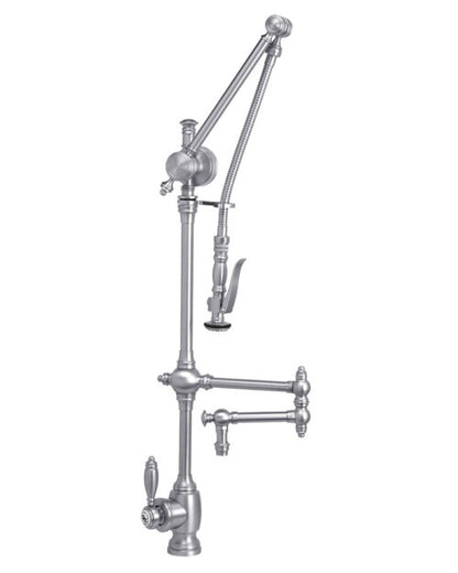 Waterstone Traditional Gantry Pulldown Faucet – 12″ Articulated Spout 4410-12