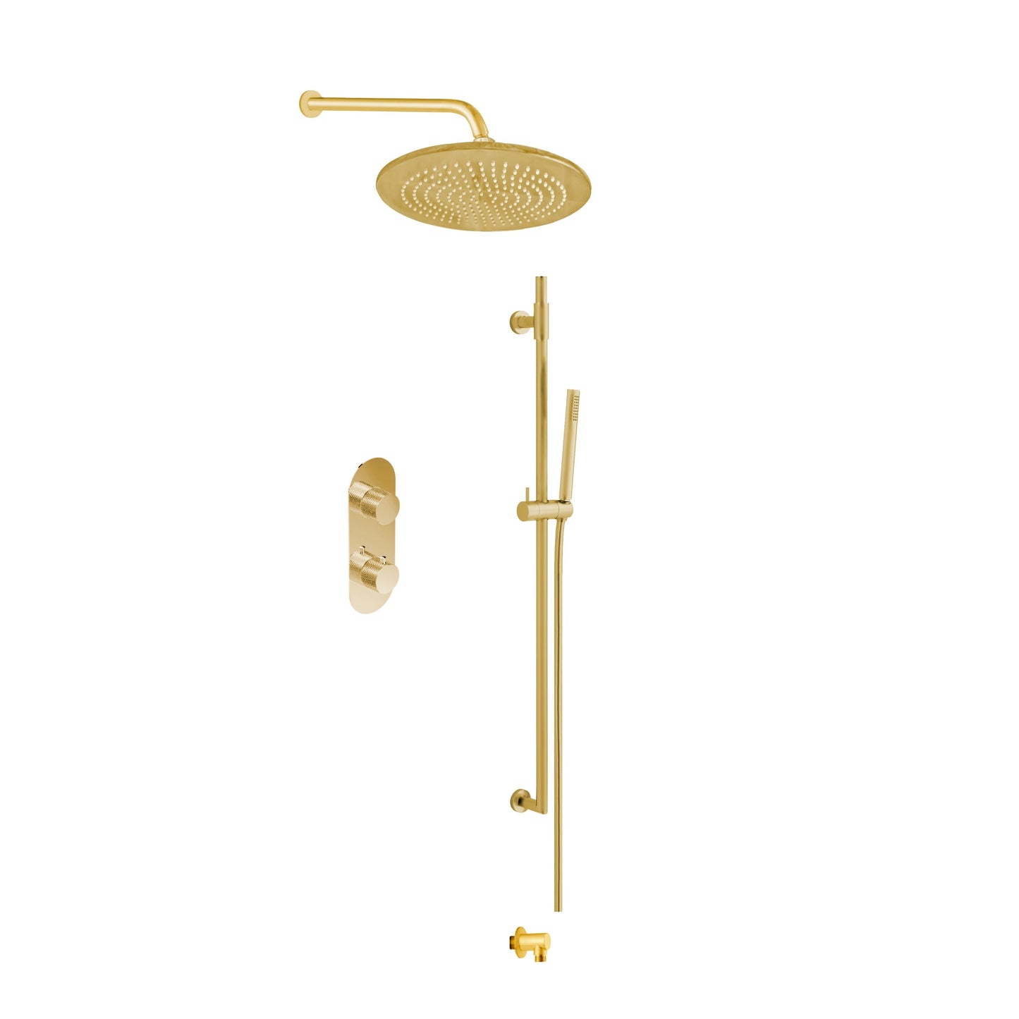 Aquadesign Products Shower Kit (Contempo X100CT-A) - Brushed Gold