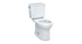 Toto Drake Two-piece Toilet Round Bowl (1.28 GPF) - UnIVersal Height