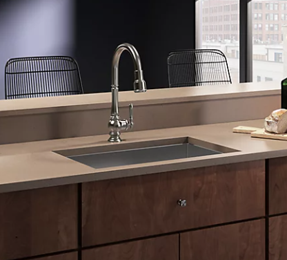 Kohler Strive29" X 18-5/16" X 9-5/16" Undermount Single-Bowl Medium Kitchen Sink With Rack