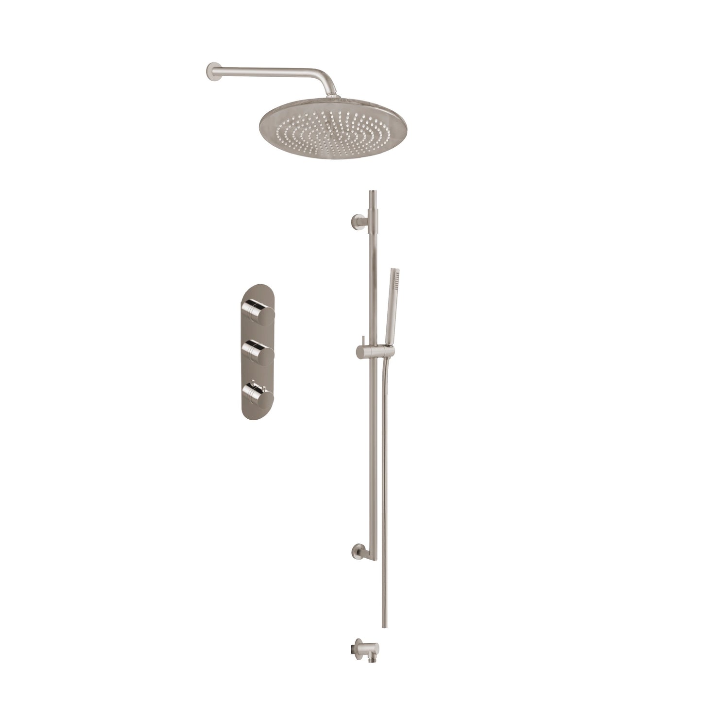 Aquadesign Products Shower Kit (Contempo X1600CT-A) - Brushed Nickel